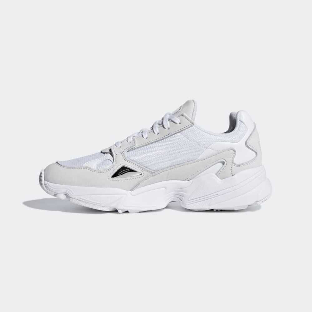 Adidas Falcon Women’s Triple White Multi Sz - Picture 6 of 8